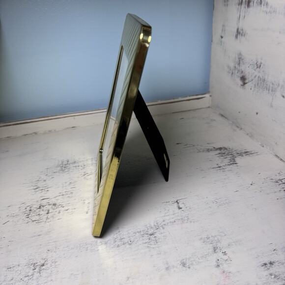 Vintage Retro Solid BRASS 5x7 Picture Frame - Picture 3 of 6